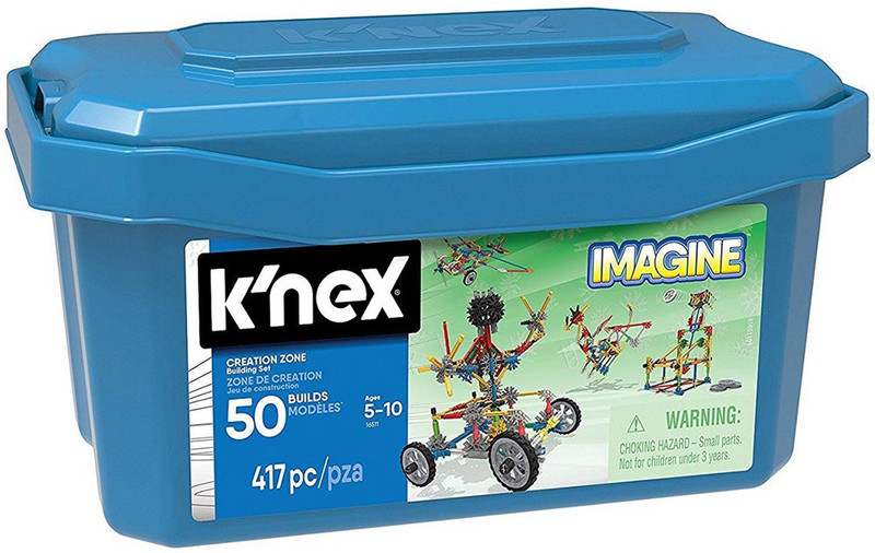 Knex Imagine, 50 Mdels, 417 pieces, Blue(Multicolor)
