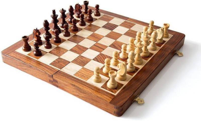 Best Chess 12 Inches Handcrafted Magnetic wooden Chess with pieces Board Game