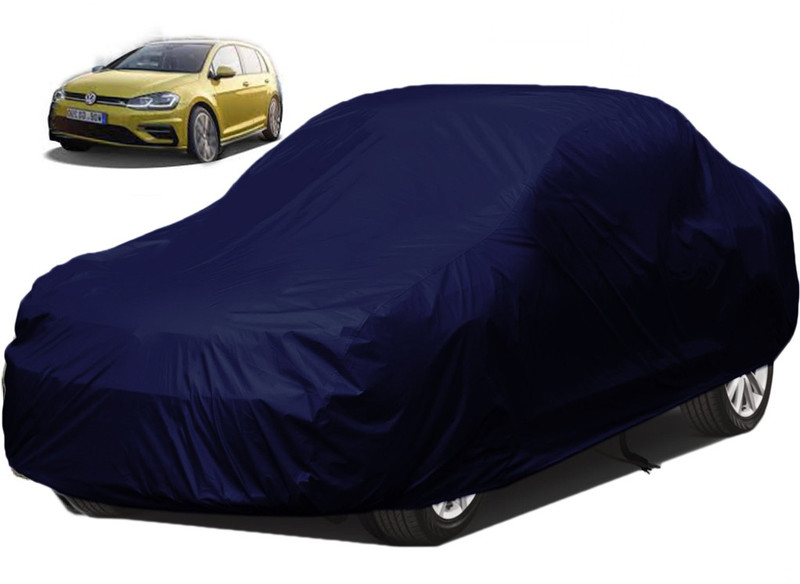 kuchipudi Car Cover For Volkswagen Universal For Car (Without Mirror Pockets)(Blue)