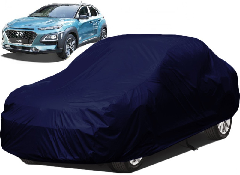 kuchipudi Car Cover For Hyundai Universal For Car (Without Mirror Pockets)(Blue)