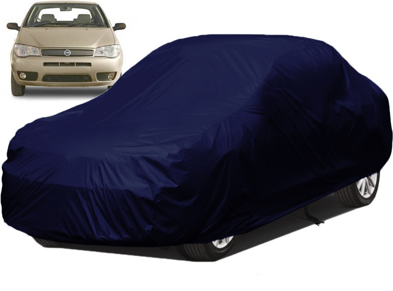 dzirejunction Car Cover For Fiat Palio Stile (Without Mirror Pockets)(Blue)
