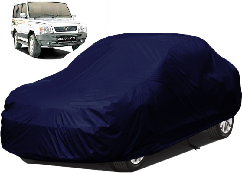 dzirejunction Car Cover For Tata Sumo Victa (Without Mirror Pockets)(Blue)