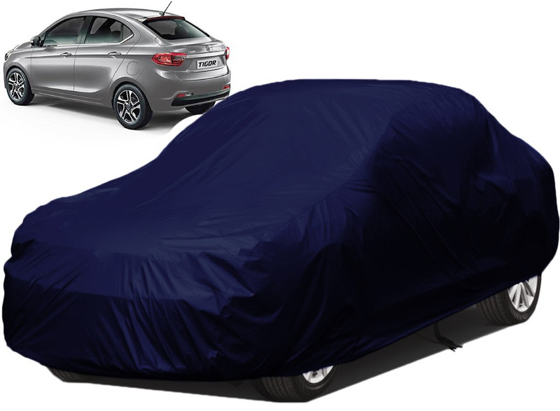 dzirejunction Car Cover For Tata Tigor (Without Mirror Pockets)(Blue)
