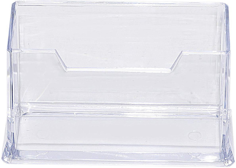 topmost 1 Compartments acrylic standing business card holder(trasparent)
