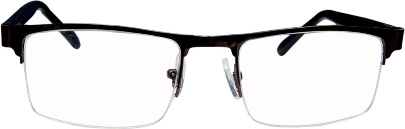 Eye Glass Half Rim Rectangle, Wayfarer, Wrap-around Frame(48 mm)