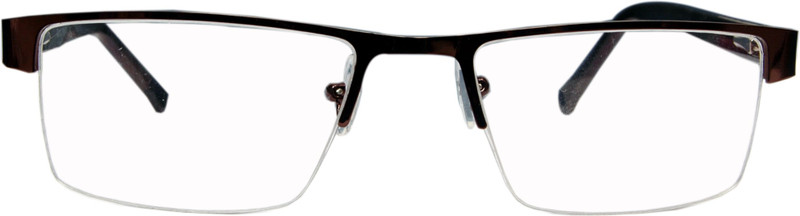 Eye Glass Half Rim Rectangle, Square, Wayfarer, Wrap-around Frame(38 mm)