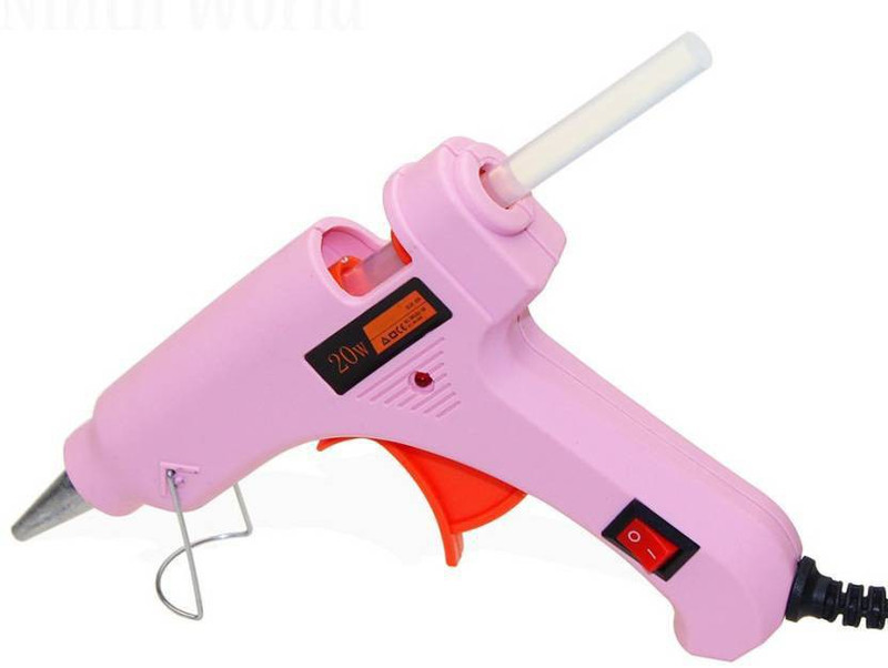 stickum hottest 20 Watt With 04 Glue Sticks Hot Melt Glue Gun For Art and Crafts , Diy , Kirigami , Paper , PCB , Plush Toys , Crafts , Wood , Box Standard Temperature Corded Glue Gun (07 mm) Standard Temperature Corded Glue Gun(7 mm)