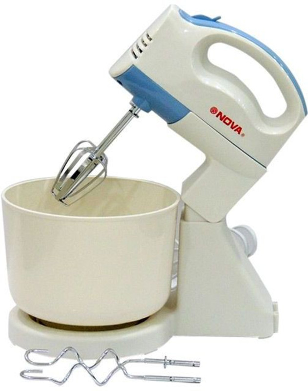Nova Plastic Household Appliances NM-79 WITH BOWL Hand Mixer/Beater(White,250W) 220 Stand Mixer, Hand Blender(White) Nova Plastic Household Appliances NM-79 WITH BOWL Hand Mixer/Beater(White,250W) 220 Stand Mixer, Hand Blender(White)