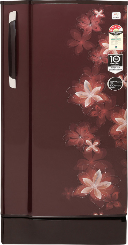 Godrej 190 L Direct Cool Single Door 4 Star Refrigerator(Galaxy Wine, RD Edge 205 TAI 4.2 GXY Win)