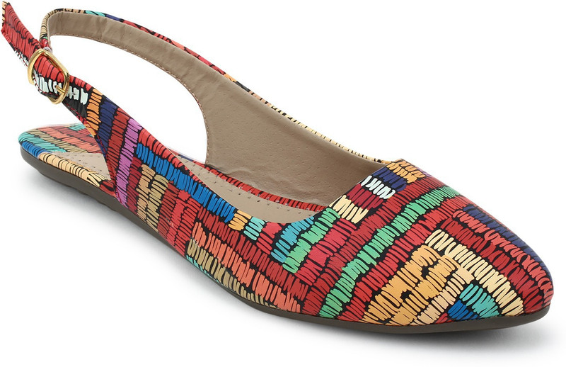 tryfeet Women Red, Yellow, Blue, Green Flats
