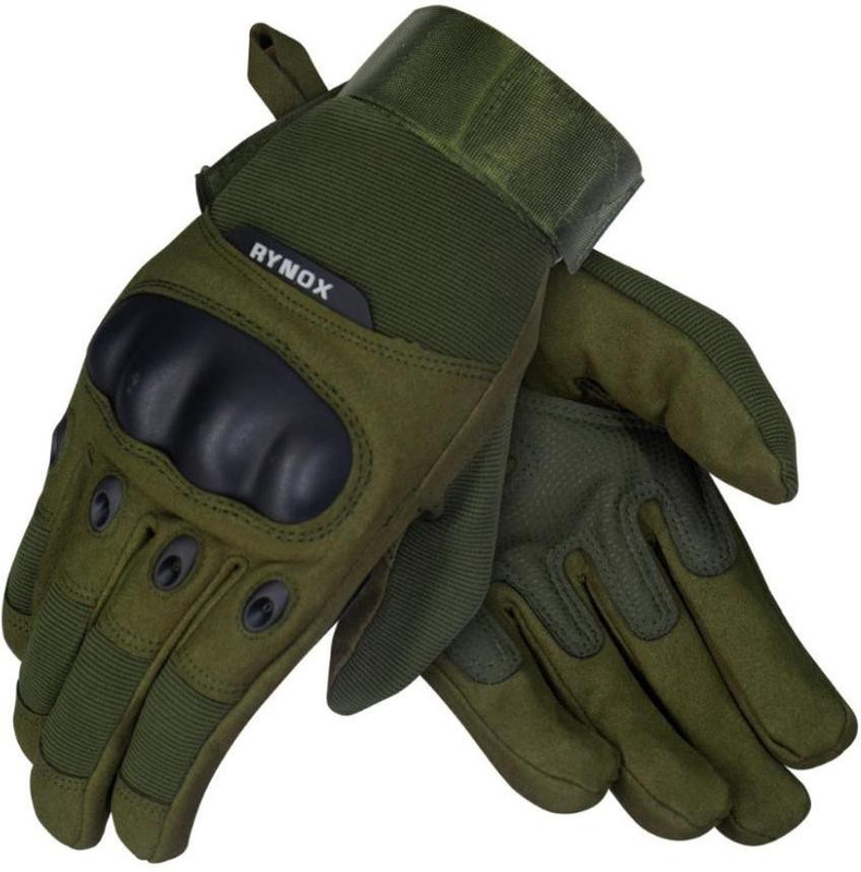 rynox gears Recon Gloves (Green) Driving Gloves(Battle Green)