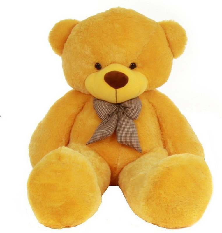 customer delight 3 Feet Teddy bear Yellow colour in sitting position| Teddy bear for girls | Teddy bear for kids  - 36 inch(Yellow)