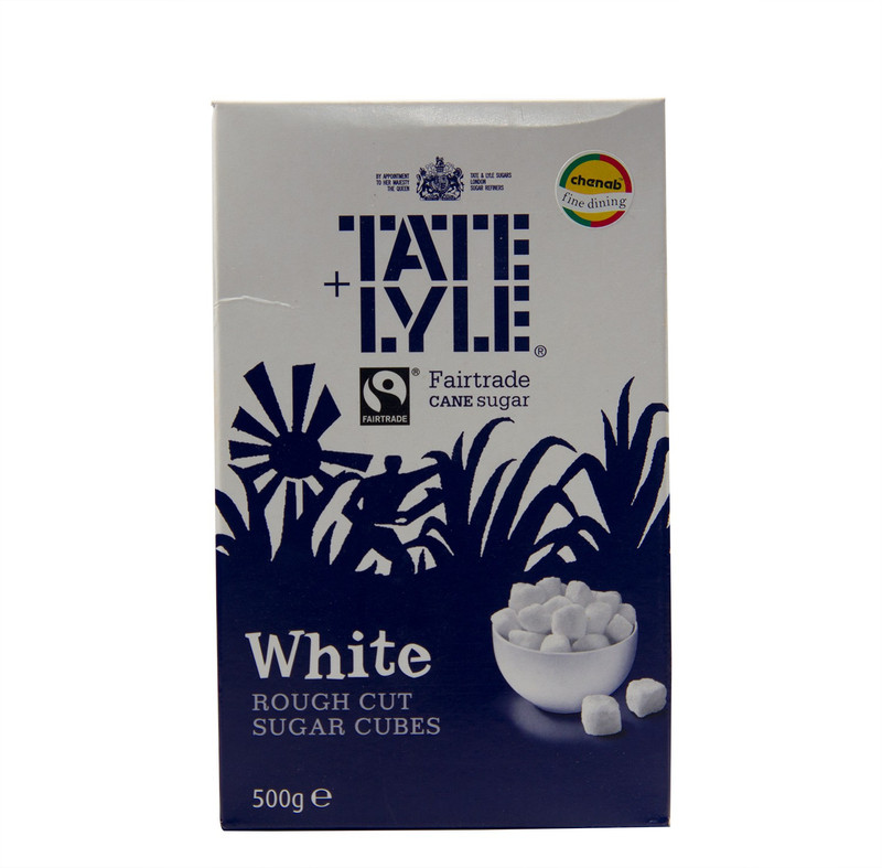 Tate & Lyle Fairtrade White Rough Cut Sugar Cubes Sugar(500 g) Tate & Lyle Fairtrade White Rough Cut Sugar Cubes Sugar(500 g)