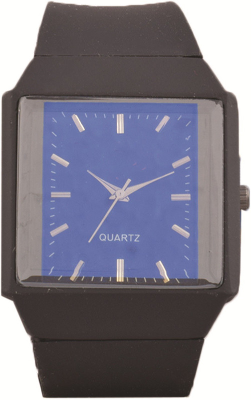 sourceindiastore Rubber Strap Watch Black for men for party and in Office Analog Watch  - For Men