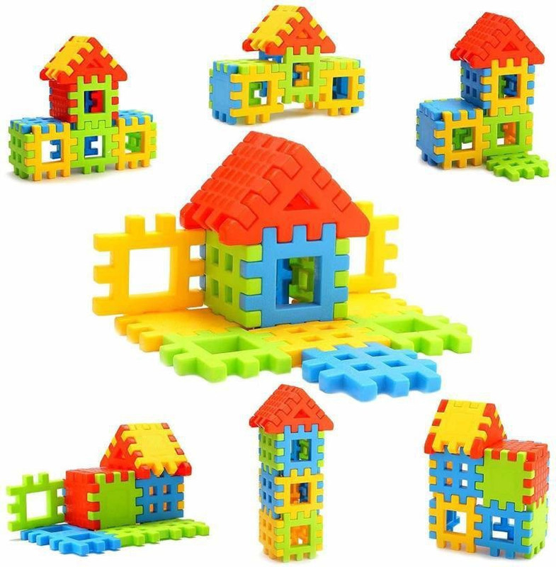 Nabhya Junior Plato Building Blocks Early Learning Educational Toy For Kids Age 2 To 5(Multicolor)