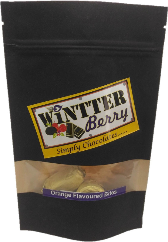 wintter berry 2 in 1 combo pack of dark orange flavored chocolate Bars(2 x 5.5 Units)