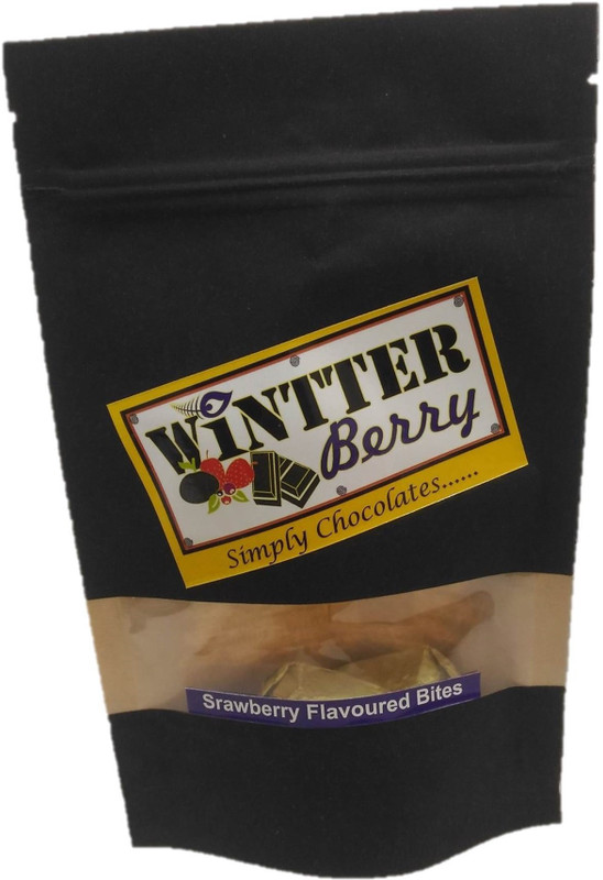 wintter berry 2 in 1 combo pack of strawberry flavored dark chocolate Bars(2 x 5.5 Units)