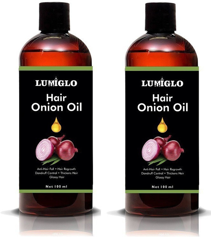 lumiglo ONION PACK OF TWO Hair Oil(200 ml)
