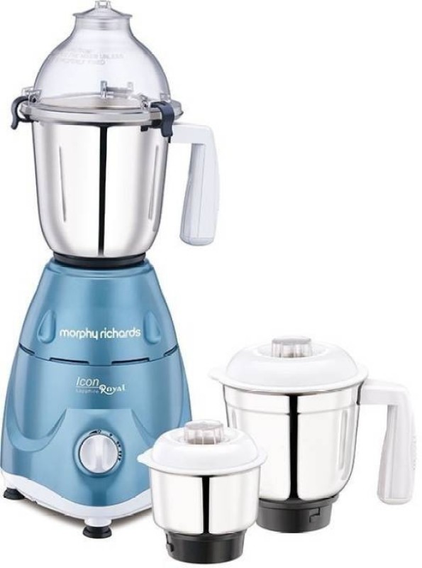 Morphy Richards ICON Sapphire 600W 600 W Mixer Grinder(SAPPHIRE, 3 Jars)