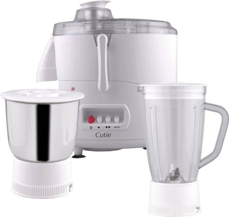 Morphy Richards s Cutie450W 450 W Juicer Mixer Grinder(White, 2 Jars) Morphy Richards s Cutie450W 450 W Juicer Mixer Grinder(White, 2 Jars)