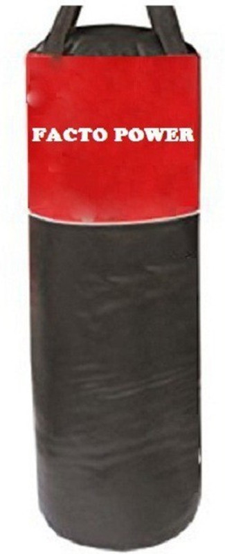 FACTO POWER 7.0 Feet Long, P.U Material, Red and Black Color, Unfilled with Straps Hanging Bag(7, 84 kg)