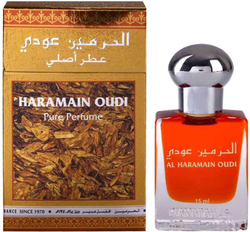 haramain Pure Original Oudi Perfume Oil (Attar) - 15 ml Floral Attar(Oud (agarwood))