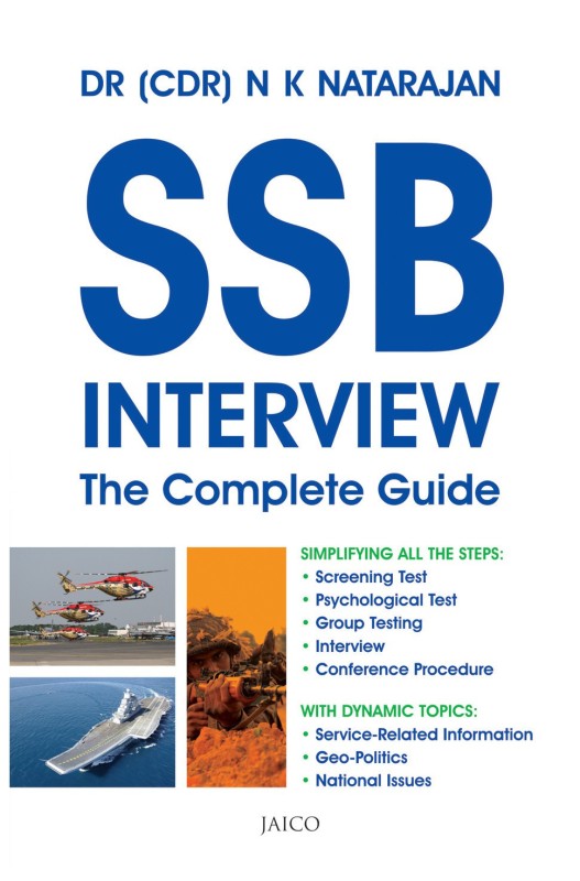 SSB Interview - The Complete Guide(English, Paperback, Dr. Natarajan N.K.)