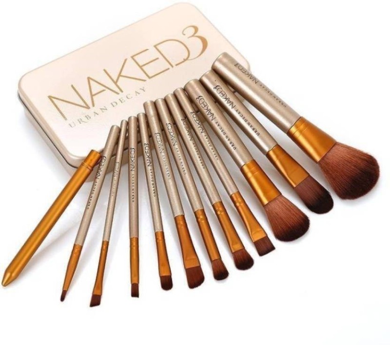 Urban Decay naked 3 makeup brush set of 12(Pack of 12)