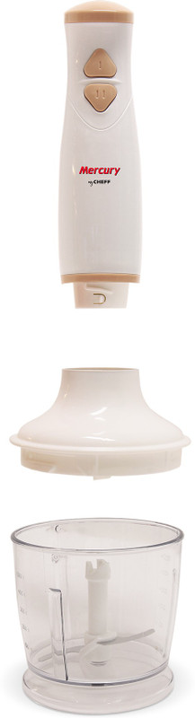 Mercury My Cheff 300 Chopper, Electric Whisk, Stand Mixer, Hand Blender(White, Brown)