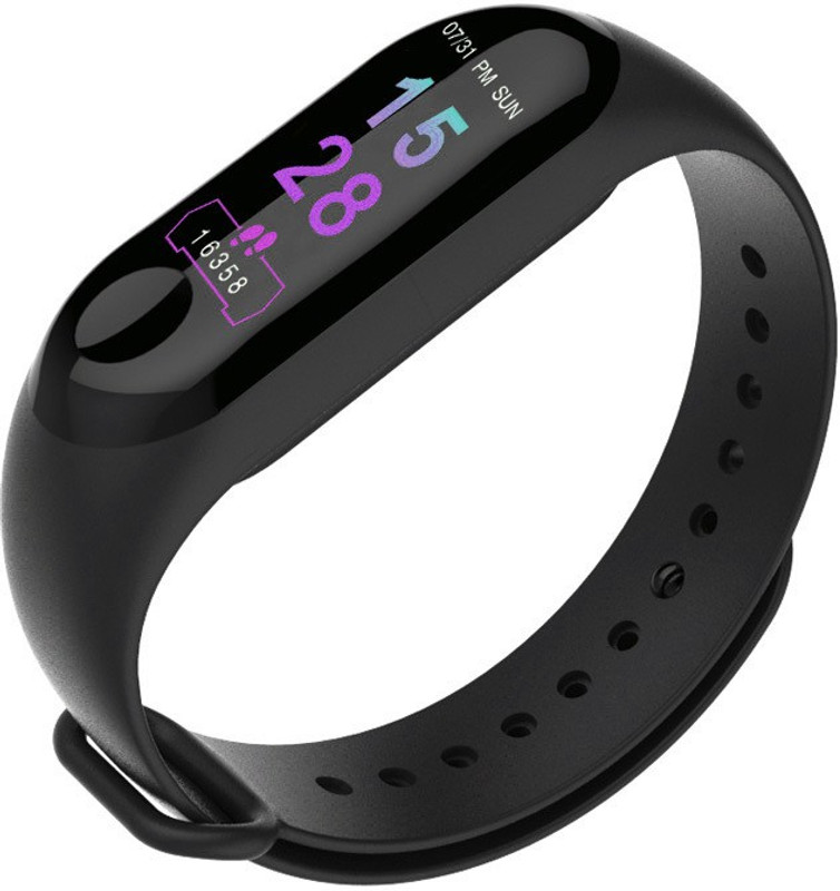 Buy pinaaki AAK5TR01 Fitness Smart Band Black Strap Size M S L