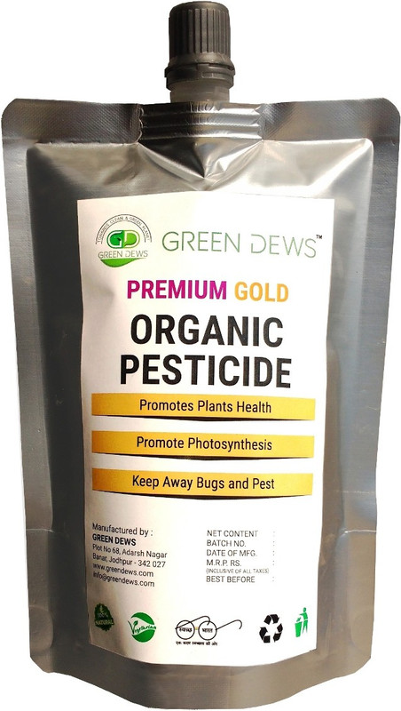 green dews Organic liquid pesticide for plants, non toxic, safe for pets & Birds GDDB0912 Soil Manure(500 ml Liquid)