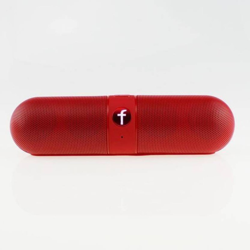 Liberosis Pill Wireless Speaker Red-0143 3 W Bluetooth Speaker 33 W Bluetooth Home Audio Speaker(Red, Stereo Channel)