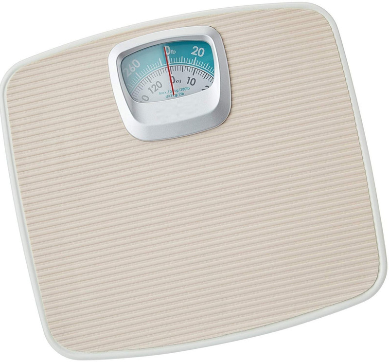 Rorian Analog Weight Machine With 120 Kg Capacity, Mechanical Analog Weighing Scale(Off White)