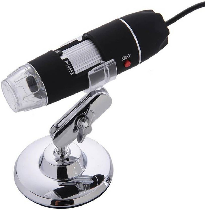Tool Cut Digital 2Mp 1000X Usb Handheld Magnifier 8 Led Adjustable Microscope Endoscope Magnifier With Stand (Black)(Black, Grey)