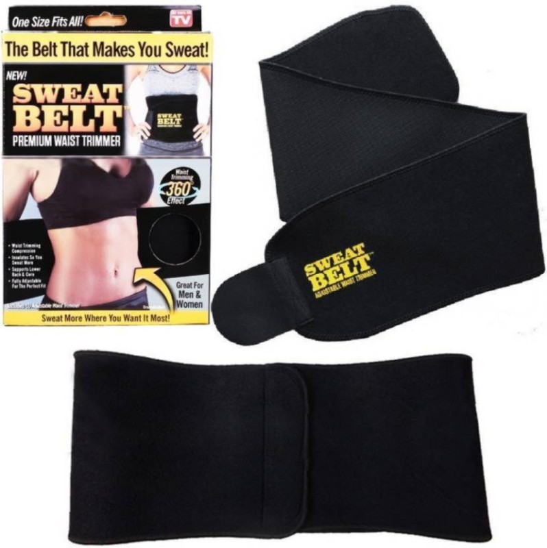 Ritu Shaper Belt, Slimming belt, Waist shaper, Tummy Trimmer, Sweat slim belt, Belly  burner, Stomach  burner, Hot shaper belt, Best Quality, Super stretch, Unisex body shaper for men & women, Slimming Belt(Black)