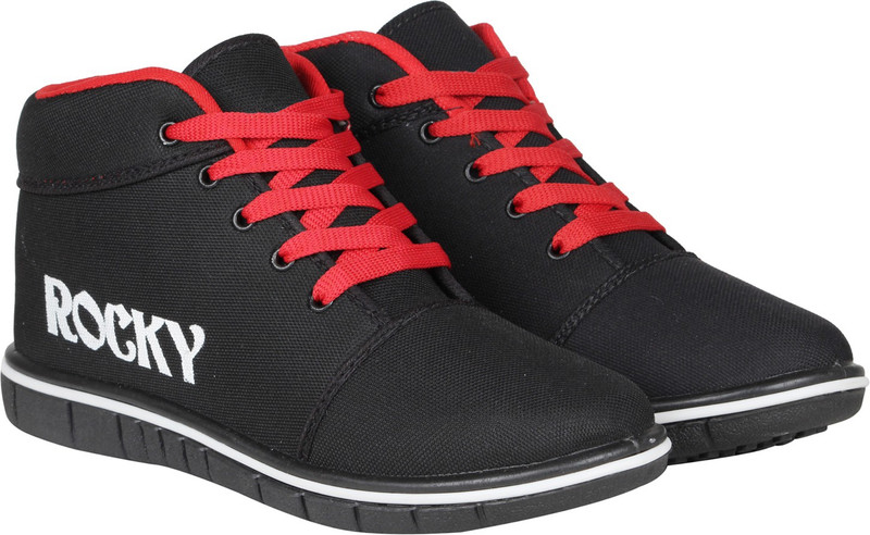 snow rocky Casuals For Men(Black)