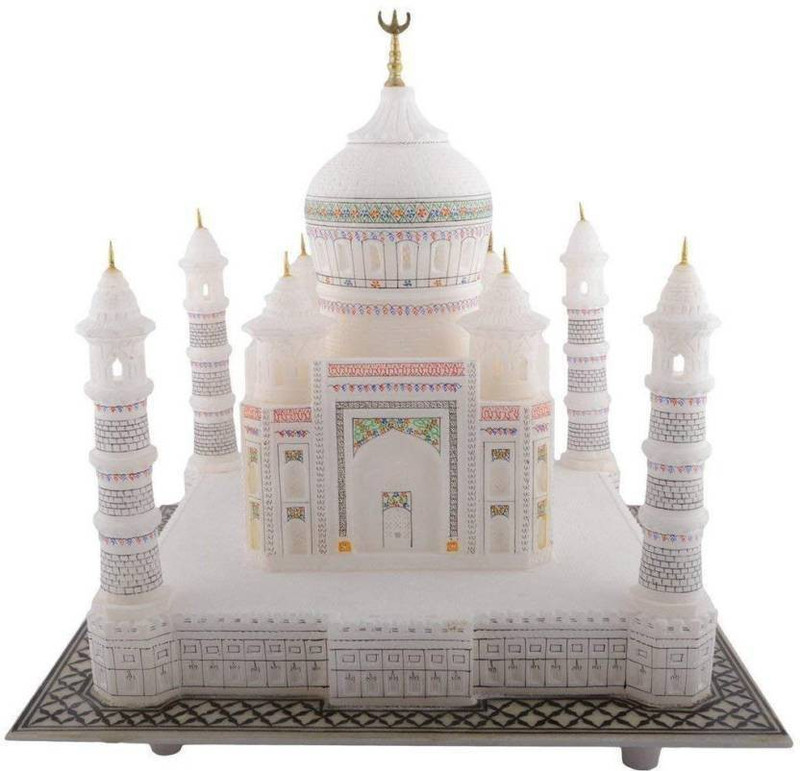 sameestidecor sameest decor Taj Mahal For Home Decoration Decorative Showpiece - 23 cm (Marble) Decorative Showpiece  -  23 cm(Marble)