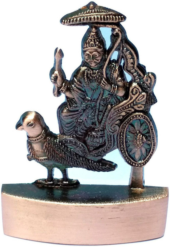 mquare Shani Idol/Statue/Murti 100% Best Quality Idol Decorative Showpiece  -  6 cm(Marble, Brown)