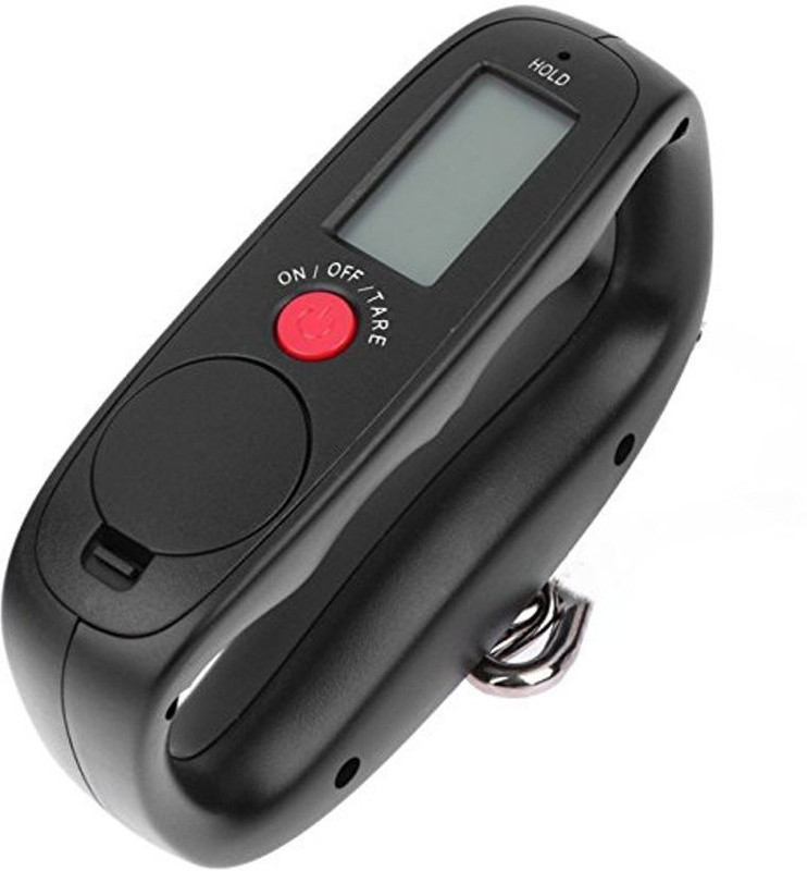 Zelenor Portable Hanging Luggage Weight Machine Digital Belt Weighing Scale(Black)