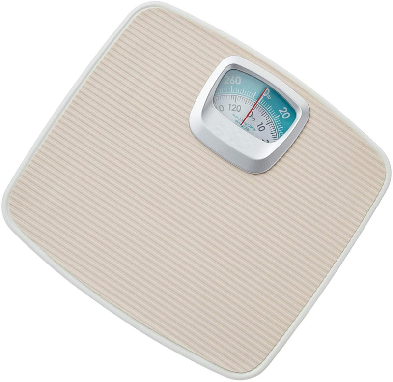 Rorian Virgo Analog Weight Machine For Human Body, Capacity 120Kg Mechanical Manual Analog (9820) Weighing Scale(White)