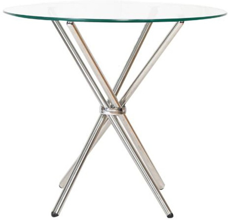 s k modern art Metal 4 Seater Dining Table(Finish Color - Steel Finish)