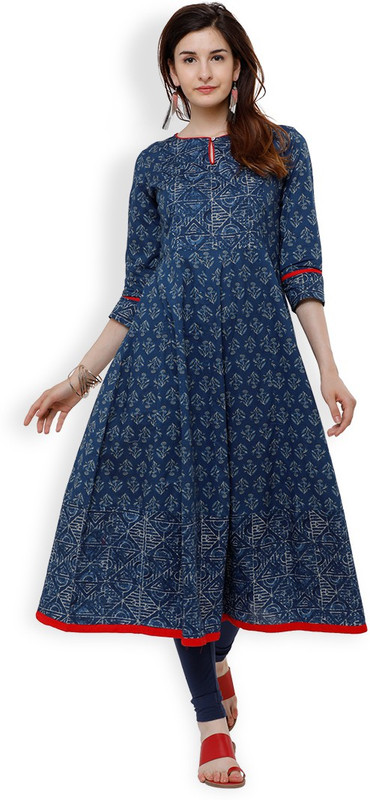 Buy Vishudh BlackMaroon Floral Printed ALine Kurta for Women Online at  Rs892  Ketch