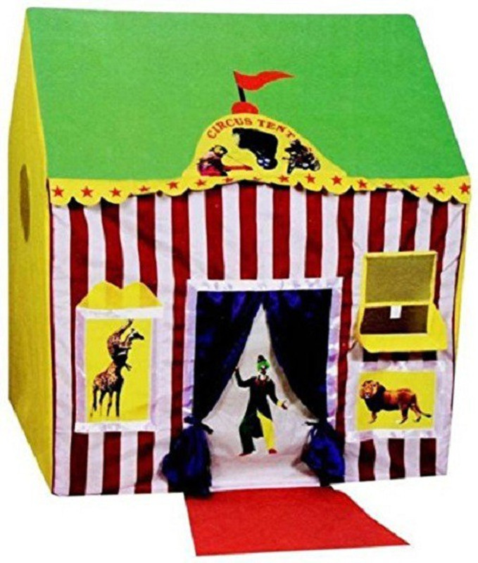 tully Jumbo Size Circus Tent House for Kids(Multicolor)