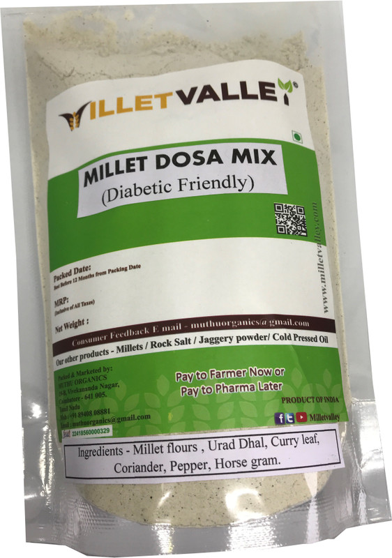 MILLET VALLEY MULTI MILLET DOSA MIX - DIABETIC FRIENDLY(400 g)