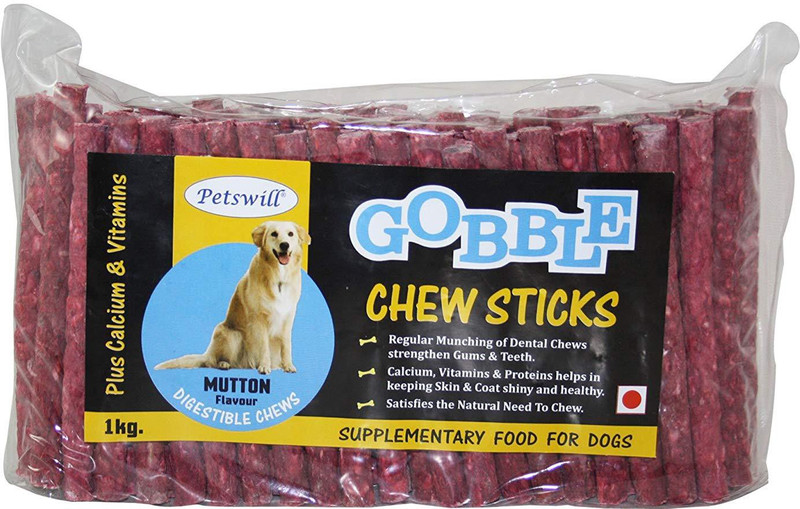 petswill CHEW Sticks Mutton Flavor Mutton Dog Chew(1 kg, Pack of 1)