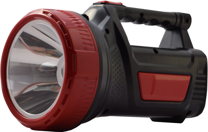 esmartstore 25 Watt Long Range LED Rechargeable Light with Side Tube Emergency Torch(Red, Black : Rechargeable)