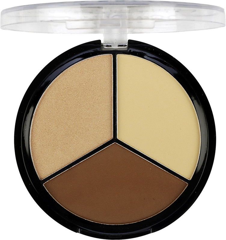 odbo 3 Shining Blusher/Highlighter/Bronzer-02(brown)