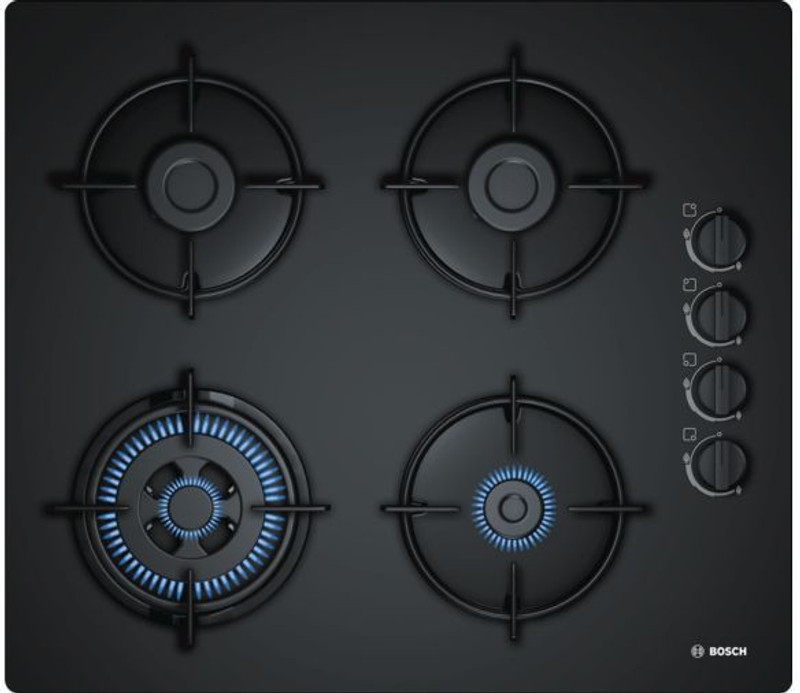 Bosch POH6B6B10 Glass Automatic Gas Stove(4 Burners)