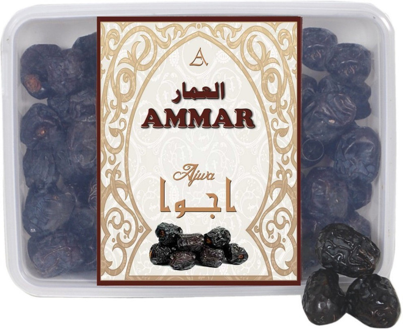 ammar ajwa madina munawwara shifa Dates(1 kg, Box)