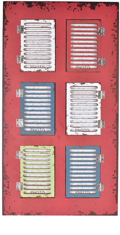 Creative Jack Window Long Wooden Hanging Blue Photo Frame Home Décor Wall Bedroom Living Room Office Lobby Decor 0 Window Long Wooden Hanging Blue Photo Frame(1 GB, Muticolour)